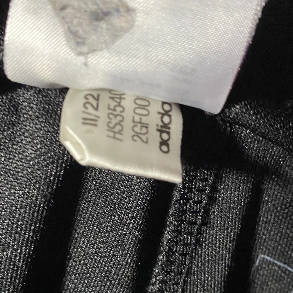 Adidas Black and White Joggers with Tapered Fit - Picture 3 of 7